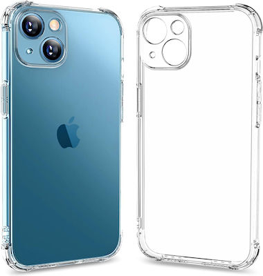 Techsuit Shockproof Clear Back Cover Silicone Transparent (iPhone 15 Plus)