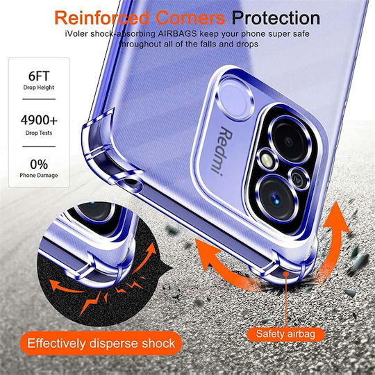 Techsuit Shockproof Clear Umschlag Rückseite Silikon Transparent (Moto E13)