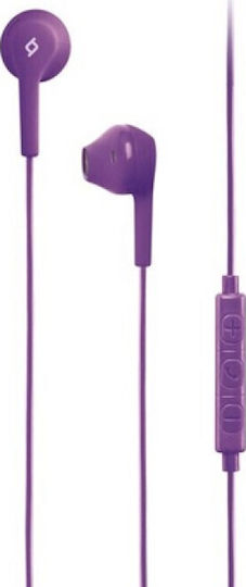 TTEC Set With Earphones Power Bank 5000mAh with USB-A Port Purple