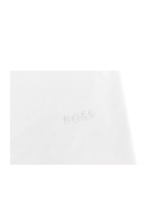 Hugo Boss Bluza Bărbătească cu Mânecă Lungă White