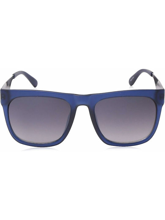 Guess Men's Sunglasses with Blue Frame and Gray Gradient Lens GF0188 91B