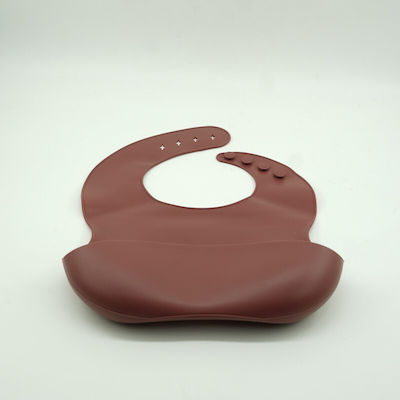 Feeding Set made of Silicone Brown 3pcs