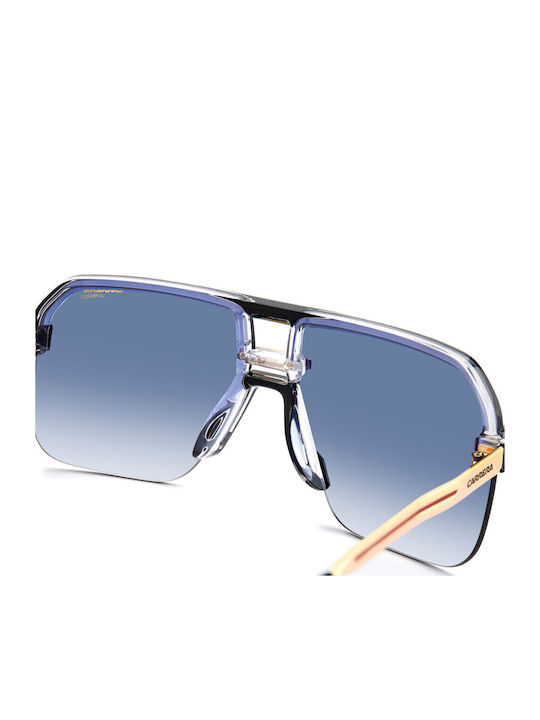 Carrera Ochelari De Soare Pentru Bărbați Cu Ramă Metalică Auriu Și Lentile Gri Degrade