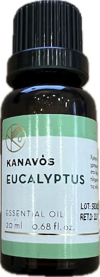 Kanavos Organic Essential Oil Eucalyptus 20ml