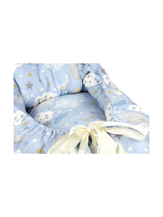 Dimcol Baby Nestkissen Sky Blue 110.25x90cm