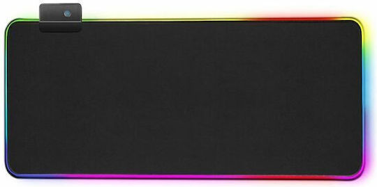 Weibo XXL Gaming Mouse Pad with RGB Lighting Black 900mm 766909