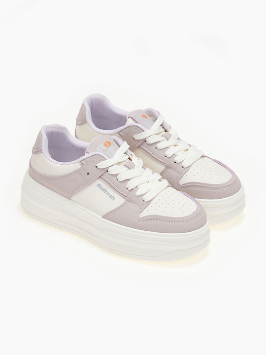 Refresh Femei Flatforms Sneakers Lila