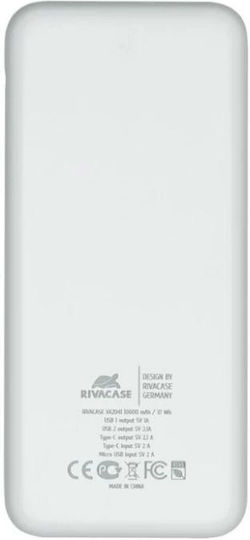 Rivacase Power Bank 10000mAh 10W White