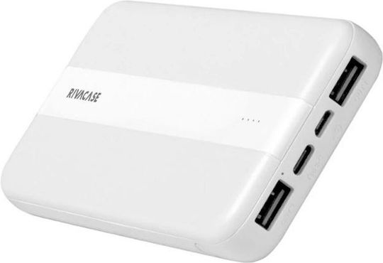 Rivacase Power Bank 10000mAh 10W White