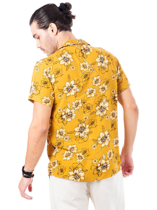 Camp Costa Men's Shirt Short Sleeve Floral Multicolour