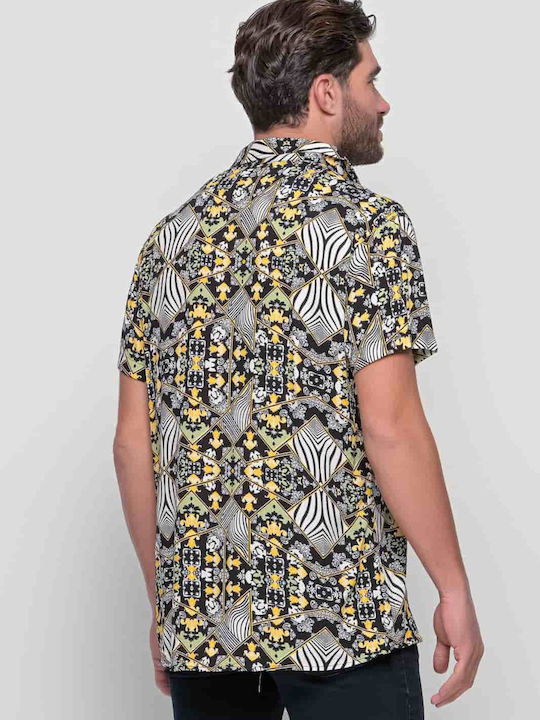 Short-sleeved Shirt Floral Multicolour