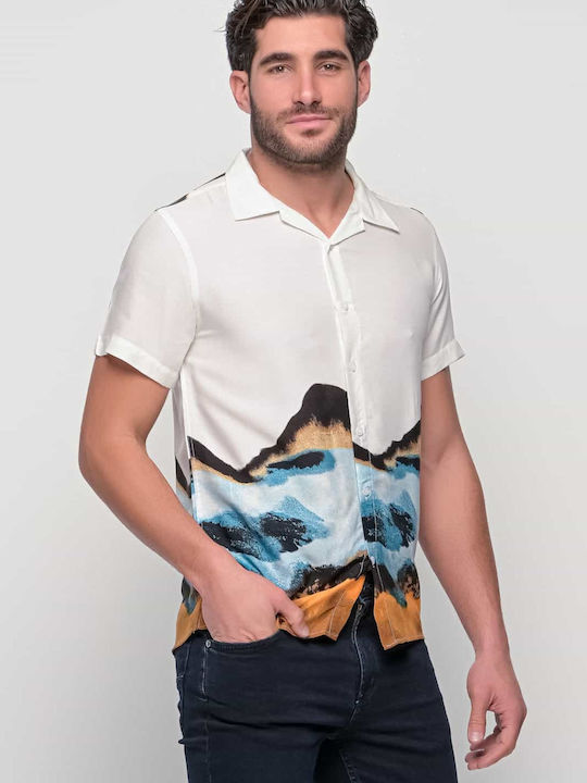 Short-sleeved Shirt Floral Multicolour