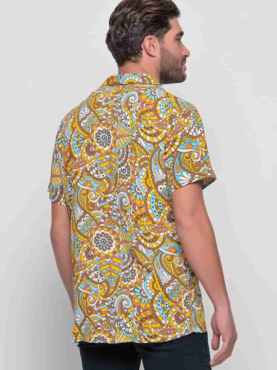 Short-sleeved Shirt Floral Multicolour