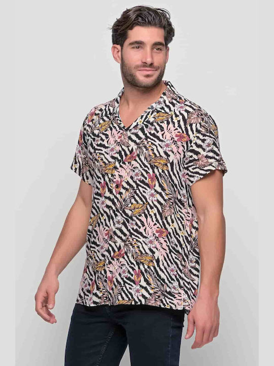 Camp Costa Men's Shirt Short Sleeve Floral Multicolour