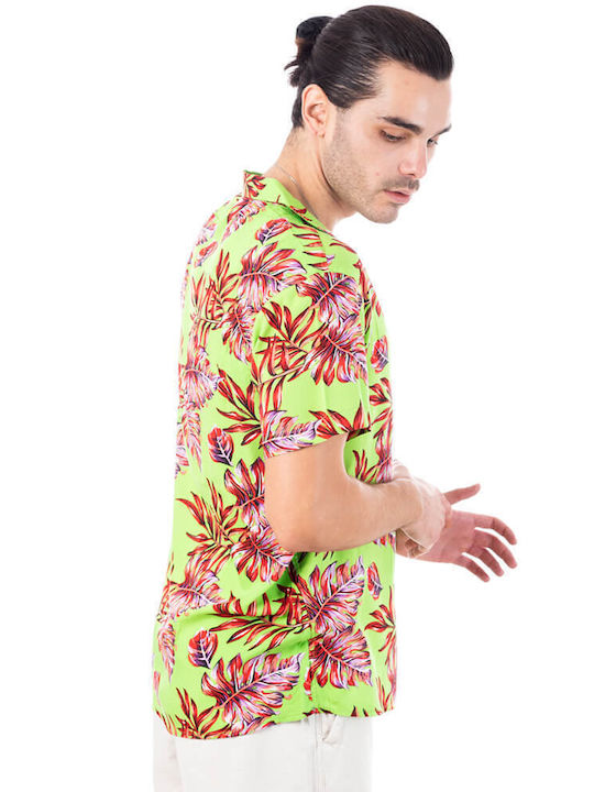 Camp Costa Men's Shirt Short Sleeve Floral Multicolour