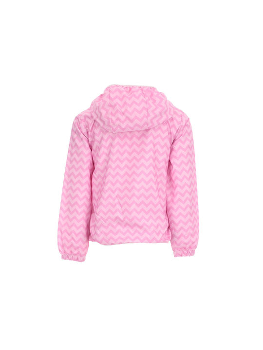 Evita Kids Casual Jacket with Hood Pink-Fuchs