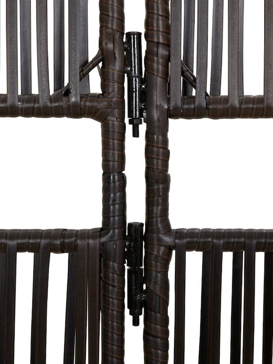 vidaXL Decorative Room Divider made of Rattan with 3 Panels 147x180cm