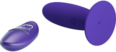 Pretty Love Analplug mit kabelloser Funktion und Vibration Lila BI-040045WL