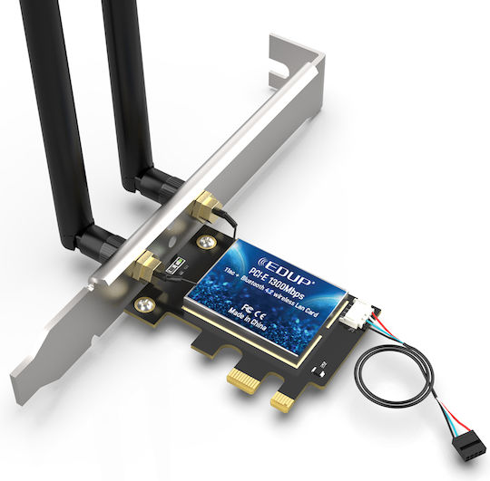 EDUP Ασύρματη Κάρτα Δικτύου (1300Mbps) PCI-e