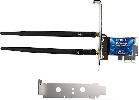 EDUP Ασύρματη Κάρτα Δικτύου (1300Mbps) PCI-e