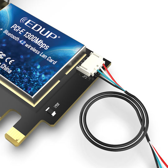 EDUP Ασύρματη Κάρτα Δικτύου (1300Mbps) PCI-e