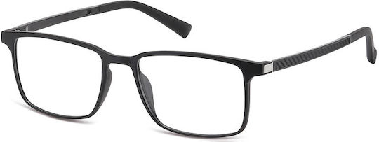 Sunoptic Ανδρικός Κοκκάλινος Σκελετός με Clip On Μαύρος TRC-191