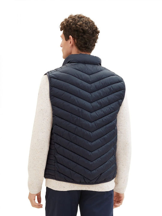 Tom Tailor Ärmellos Herren Jacke Lässig Blau