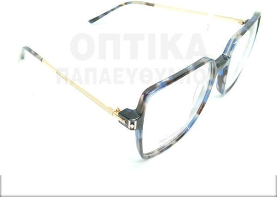 Ana Hickmann Damen Brillengestell Blau HI6222 G21