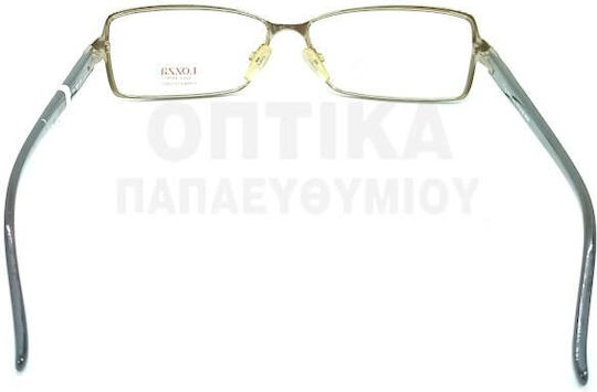 Lozza Metal Eyeglass Frame Silver VL2021S R80S