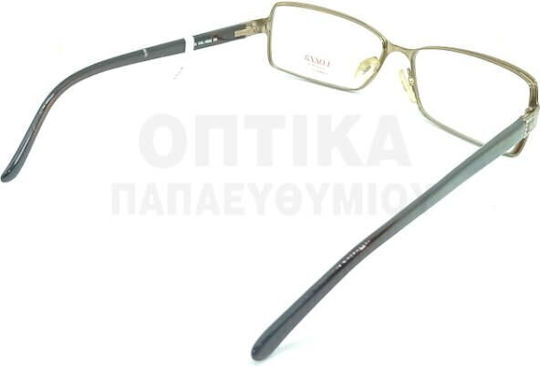 Lozza Metal Eyeglass Frame Silver VL2021S R80S