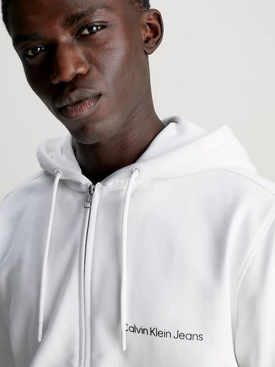 Sweatshirt with Hood WHITE