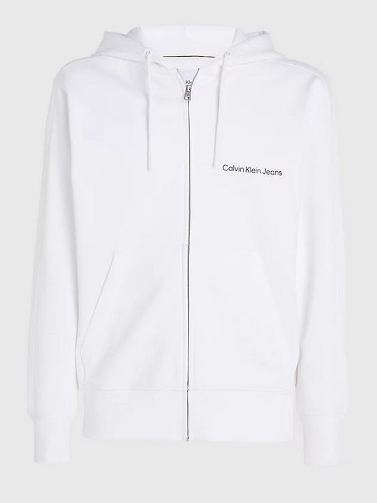 Sweatshirt with Hood WHITE