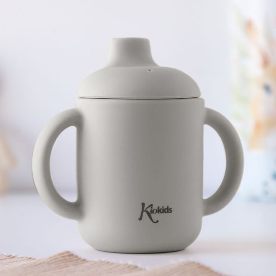 Kiokids Παιδικό Ποτηράκι Γκρι