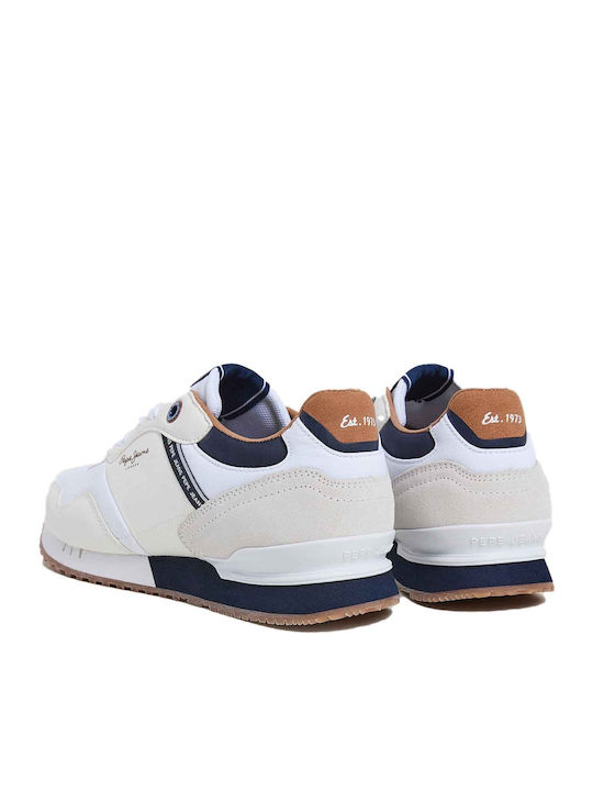 London Court Ανδρικά Sneakers Ασπρο