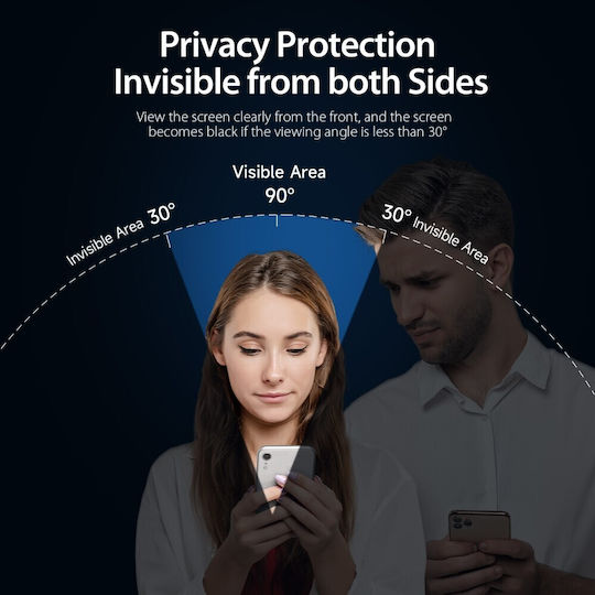 Galaxy 0.26mm Privacy Full Face Tempered Glass Negru (Samsung Galaxy M34 5G)