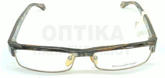 Zegna Men's Acetate Brown Prescription Eyeglass Frame EZ3138 568