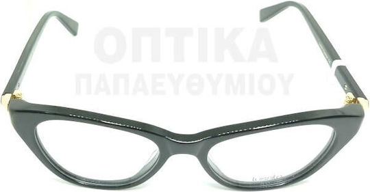 Lussile Γυναικείος Κοκκάλινος Σκελετός Γυαλιών Cat Eye Πράσινος LS32335 LN01