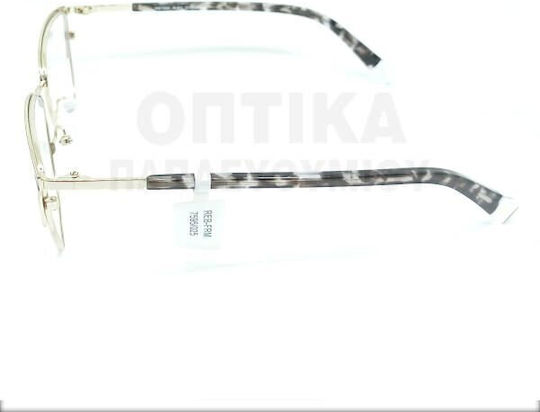 Rebecca Blu Rj01 Damen Metallisches Brillengestell Katzenauge Silber RB7595 RJ01