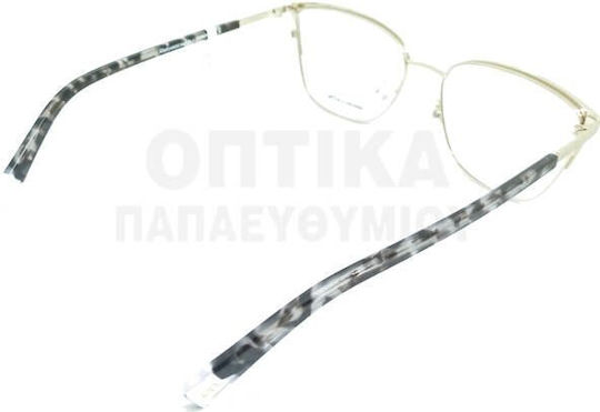 Rebecca Blu Rj01 Damen Metallisches Brillengestell Katzenauge Silber RB7595 RJ01