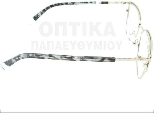 Rebecca Blu Rj01 Damen Metallisches Brillengestell Katzenauge Silber RB7595 RJ01