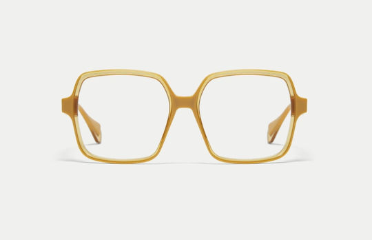 Gigi Barcelona Women's Acetate Prescription Eyeglass Frame Yellow 6819/5