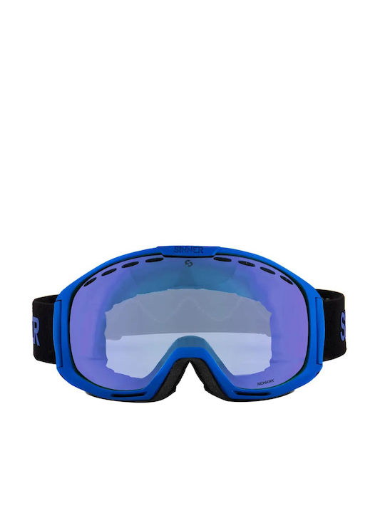 Sinner Mohawk Ski- & Snowboardbrille Erwachsene Blau mit Linse in Blau Farbe