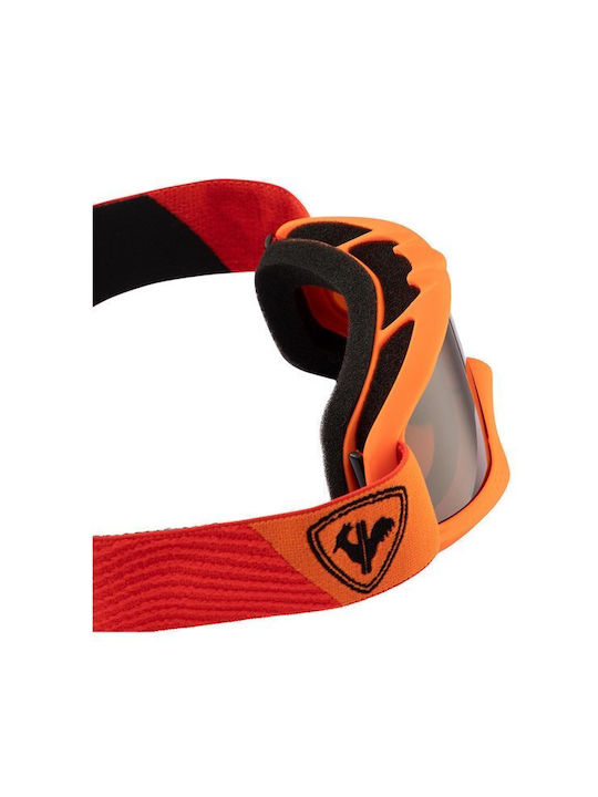 Rossignol Raffish Ski- und Snowboardbrille für Kinder in Orange mit orangefarbenem Glas