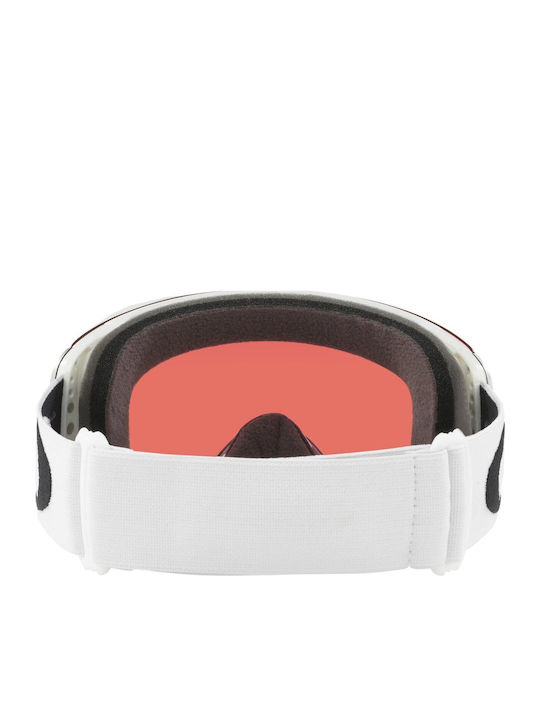 Oakley Flight Deck Ски & Сноуборд Маска Детска Бял с Леща в Цвят Син