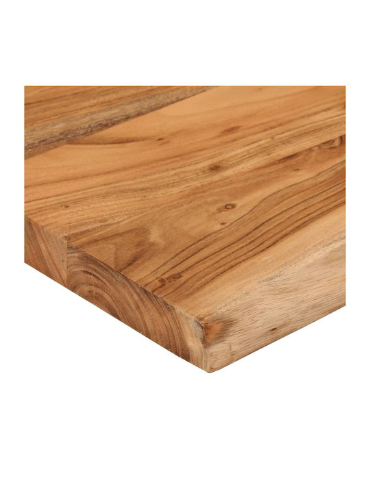 vidaXL Rectangular Table Surface made of Solid Wood Acacia 110x40x2.5cm 370253 1pcs