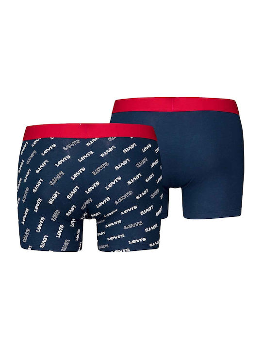 Levi's Herren Boxershorts Rot 2Packung