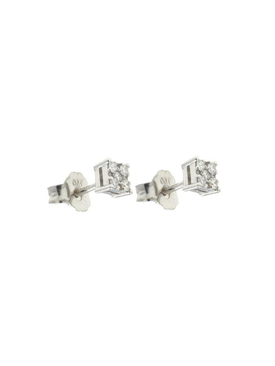 Q-Jewellery Earrings made of Platinum with Diamond