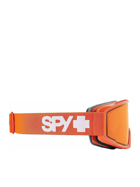 Spy Crusher Ski & Snowboard Goggles Kids Orange with Lens in Orange Color