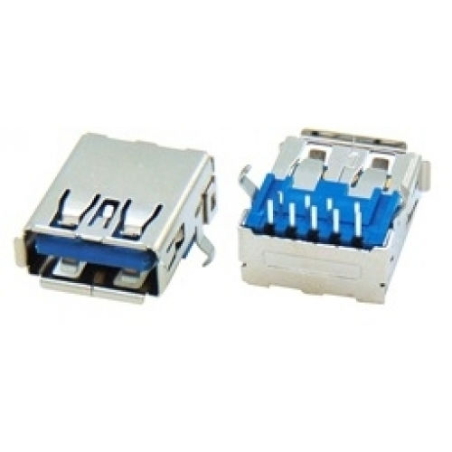 Connector 3.0 Type A Pcb Busb-a1d70f-0l9n-w Czt Бройки:10 USB Конектор (10бр)