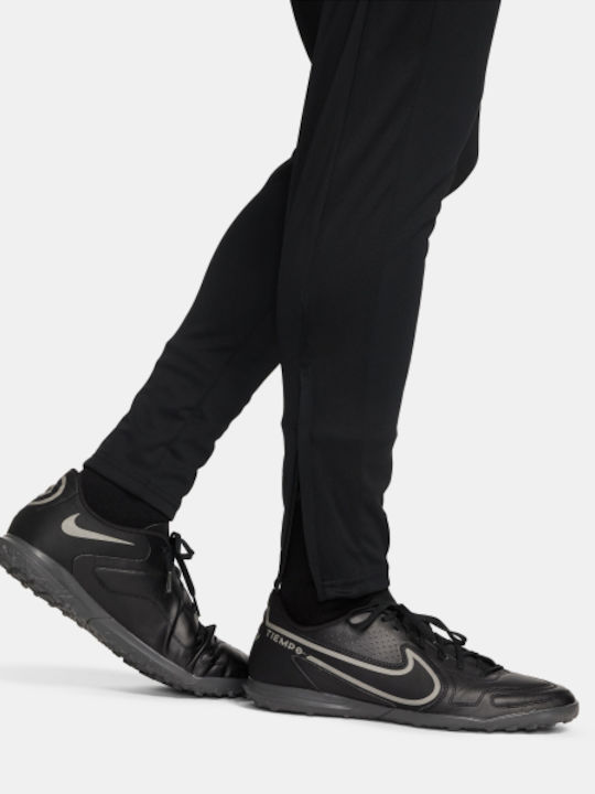 Academy Herren-Sweatpants Dri-FIT Glänzende mit Gummizug Schwarz